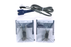 VETERINARY SPO2 SENSOR MULTISITE SMALL AND LARGE VET LINGUAL CLIP by Nellcor - Covidien