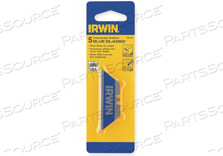 UTILITY BLADE BI-METAL 3/4 IN W PK5 by IRWIN Tools UTILITY BLADE BI-METAL 3/4 IN W PK5 by IRWIN Tools