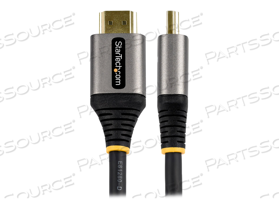 12FT (4M) HDMI 2.1 CABLE, CERTIFIED ULTRA HIGH SPEED HDMI CABLE 48GBPS, 8K 60HZ/4K 120HZ HDR10+ EARC, ULTRA HD 8K HDMI CABLE/CORD W/TPE JACK by StarTech.com Ltd. 12FT (4M) HDMI 2.1 CABLE, CERTIFIED ULTRA HIGH SPEED HDMI CABLE 48GBPS, 8K 60HZ/4K 120HZ HDR10+ EARC, ULTRA HD 8K HDMI CABLE/CORD W/TPE JACK by StarTech.com Ltd.