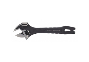 ADJ. WRENCH 10 1-1/4 CAP. BLACK by Stanley