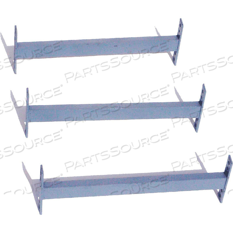 CANTILEVER RACK HORIZONTAL BRACE FOR 10',12',14' UPRIGHTS, 59"W, FOR USE WITH 2000 SERIES, SET OF 3 by Modern Equipment (Meco)