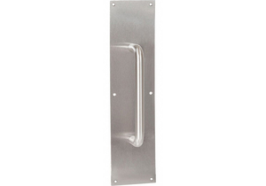 DOOR PULL PLATE 4X16 W/ 10 CTC PULL by Healthy Hardware