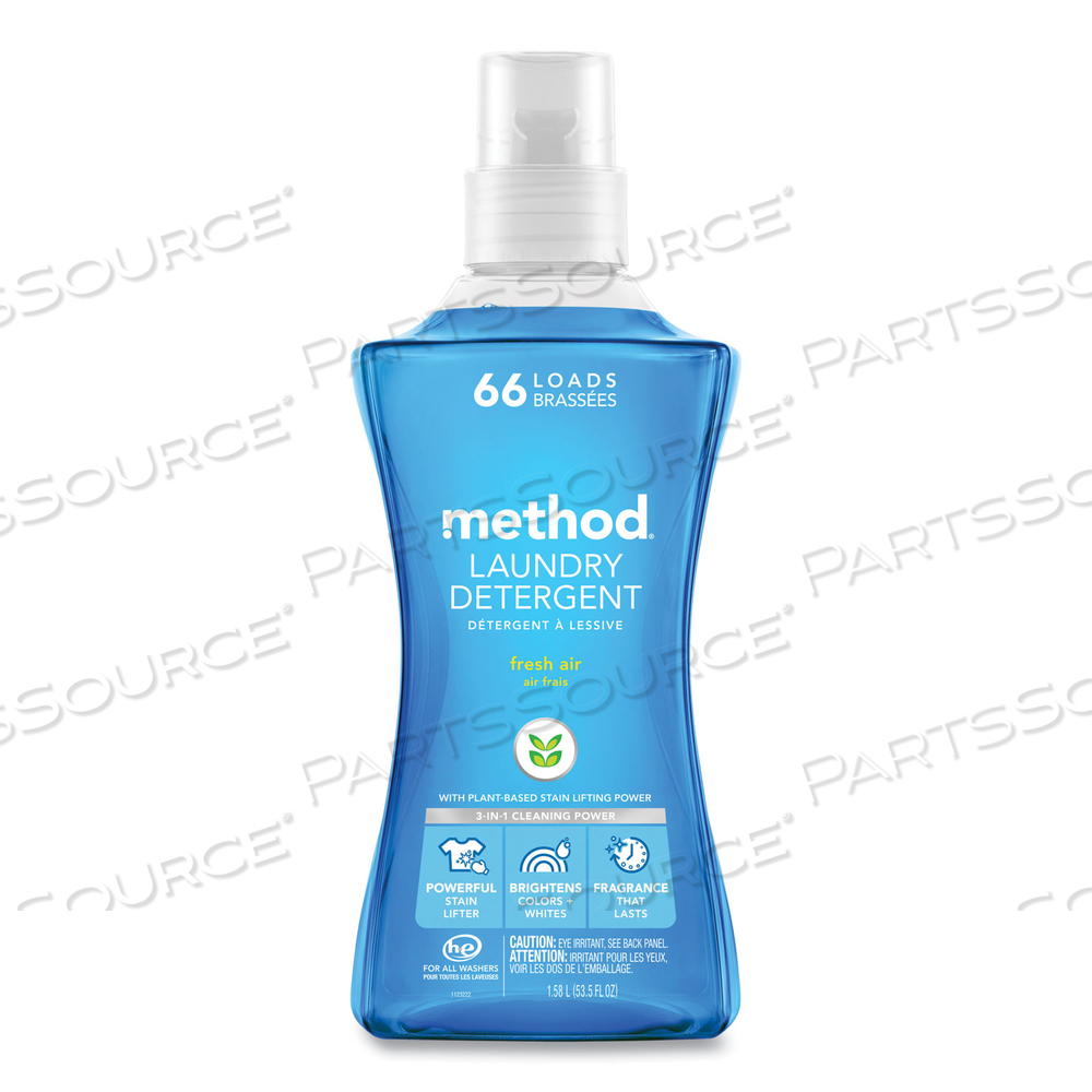 LAUNDRY DETERGENT, FRESH AIR SCENT, 53.5 OZ BOTTLE by Method