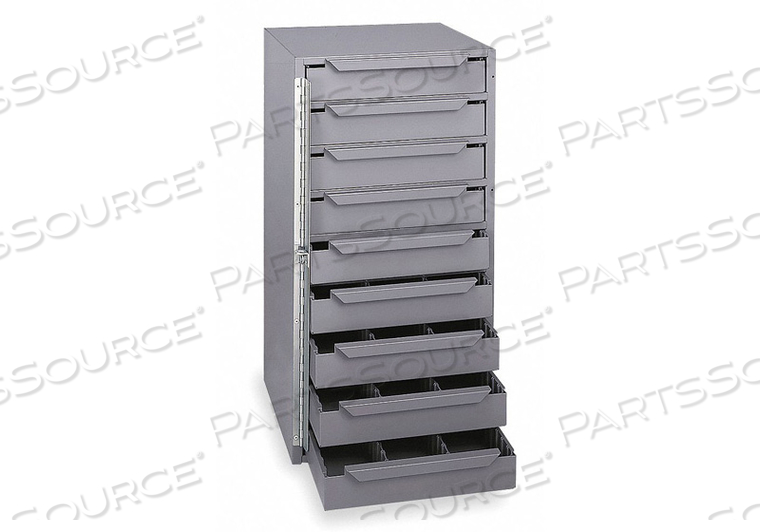 STORAGE CABINET 12-5/8 IN W 9 DRAWERS by Durham Manufacturing Company STORAGE CABINET 12-5/8 IN W 9 DRAWERS by Durham Manufacturing Company