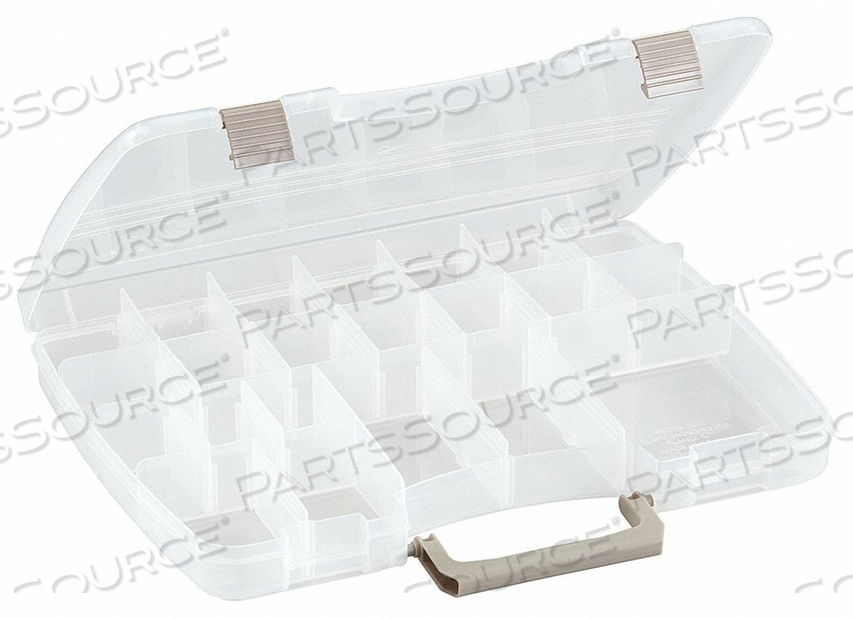 COMPARTMENT BOX 5 TO 22 COMPARTMNT CLEAR by Plano Molding