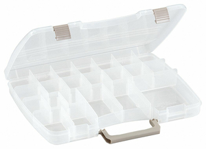 COMPARTMENT BOX 5 TO 22 COMPARTMNT CLEAR by Plano Molding