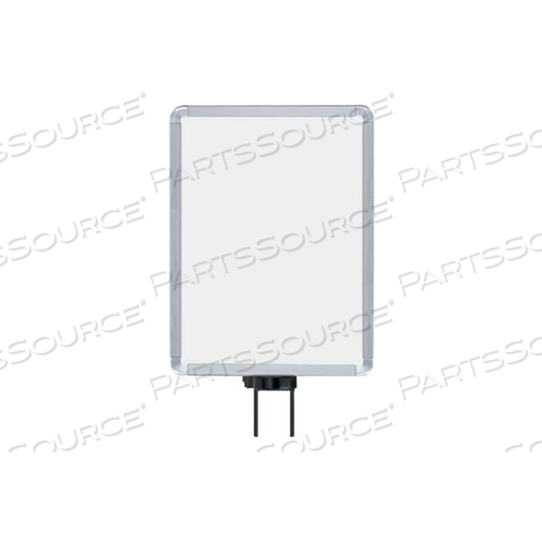 VERTICAL SWIVEL SIGN FRAME, 11" X 14", FOR 7' POSTS, SATIN 