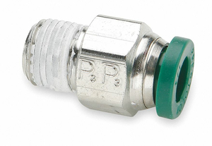 CONNECTOR NP BRASS 1/4 IN. PK10 by Parker Hannifin Corporation