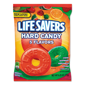 HARD CANDY, ORIGINAL FIVE FLAVORS, 6.25 OZ BAG by Lifesavers HARD CANDY, ORIGINAL FIVE FLAVORS, 6.25 OZ BAG by Lifesavers