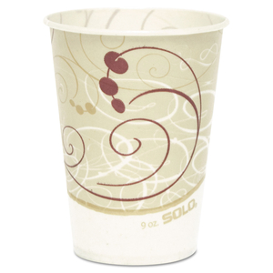 DISPOSABLE COLD CUP, 9 OZ CAPACITY, MULTI, PAPER, UNWRAPPED, SYMPHONY by Solo DISPOSABLE COLD CUP, 9 OZ CAPACITY, MULTI, PAPER, UNWRAPPED, SYMPHONY by Solo