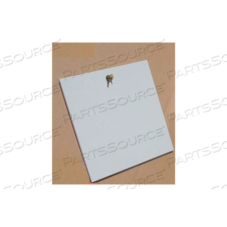 STEEL LOCKING LID P-42 FOR P-40 OR P-41 - 14-7/8"W X 14-1/8"D X 7/16"H CHAMPAGNE by Fenco STEEL LOCKING LID P-42 FOR P-40 OR P-41 - 14-7/8"W X 14-1/8"D X 7/16"H CHAMPAGNE by Fenco