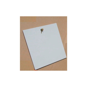 STEEL LOCKING LID P-42 FOR P-40 OR P-41 - 14-7/8"W X 14-1/8"D X 7/16"H CHAMPAGNE by Fenco