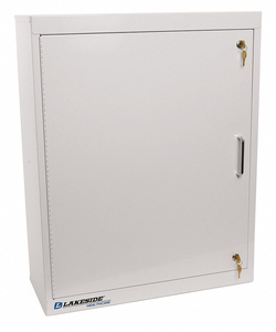 WALL MOUNTED SUPPLY CABINET KEYED 30 H by Lakeside Manufacturing, Inc.