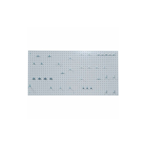 24" W X 48" H X 1/4" D WHITE POLY PEGBOARDS W/ 36 PC. LOCKING HOOK ASSORTMENT by Triton Products