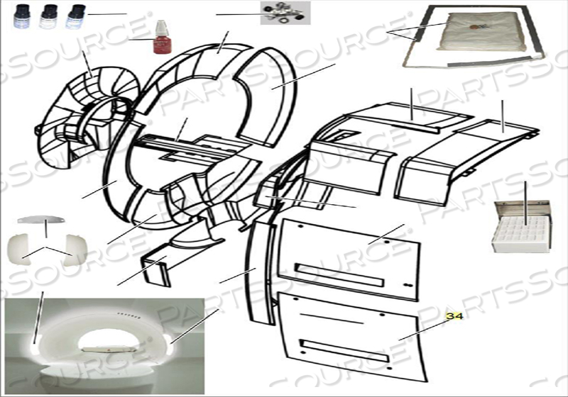 LEFT COVER LOWER COMPL. by Siemens Medical Solutions