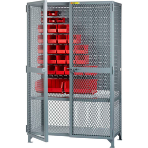 ALL-WELDED SL1-3048 STEEL STORAGE LOCKER WITH LOUVERED PANEL 48"W X 30"D X 78"H by Little Giant