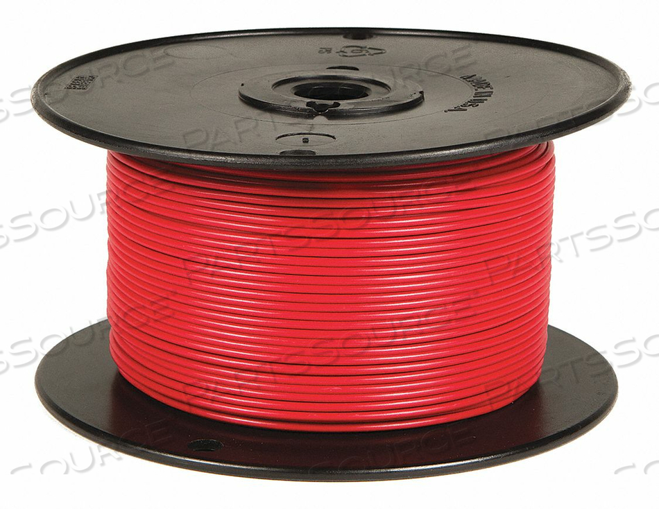 PRIMARY WIRE 22 AWG 1 COND 100 FT RED 