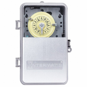 ELECTROMECHANICAL TIMER 24-HOUR SPST by Intermatic