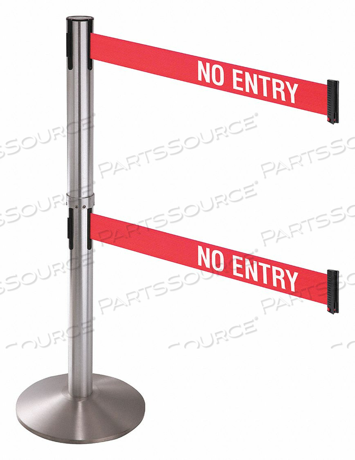 BARRIER POST SS CAST IRON BASE NO ENTRY by VISIONTRON Corp. BARRIER POST SS CAST IRON BASE NO ENTRY by VISIONTRON Corp.