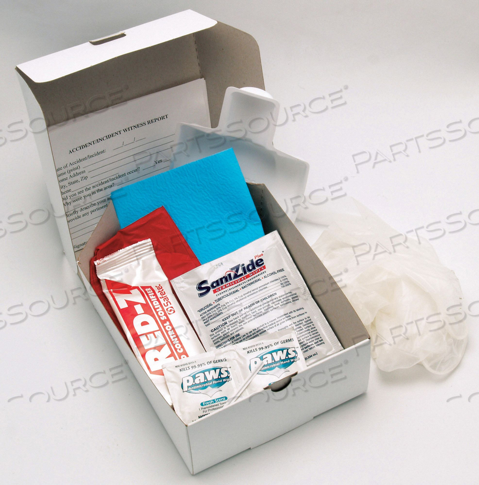 BIOHAZARD SPILL KIT BOX WHITE by Medique