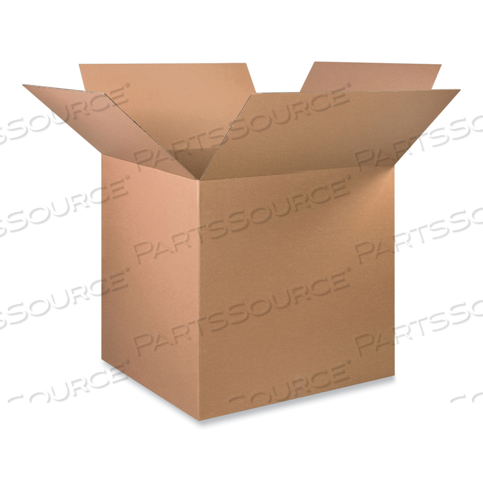 HEAVY-DUTY DOUBLE-WALL SHIPPING BOXES, 275 LB MULLEN RATED, REGULAR SLOTTED CONTAINER (RSC), 36" X 36" X 36", BROWN KRAFT 