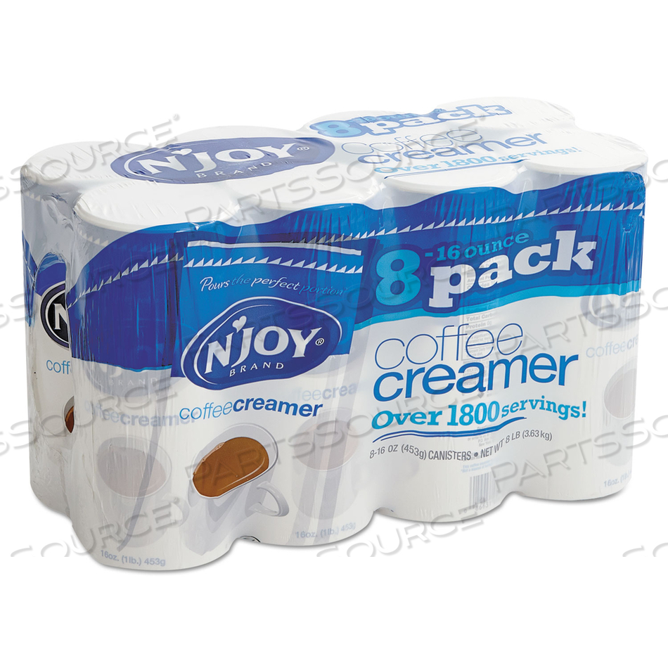 NON-DAIRY COFFEE CREAMER, 16 OZ CANISTER, 8/PACK 