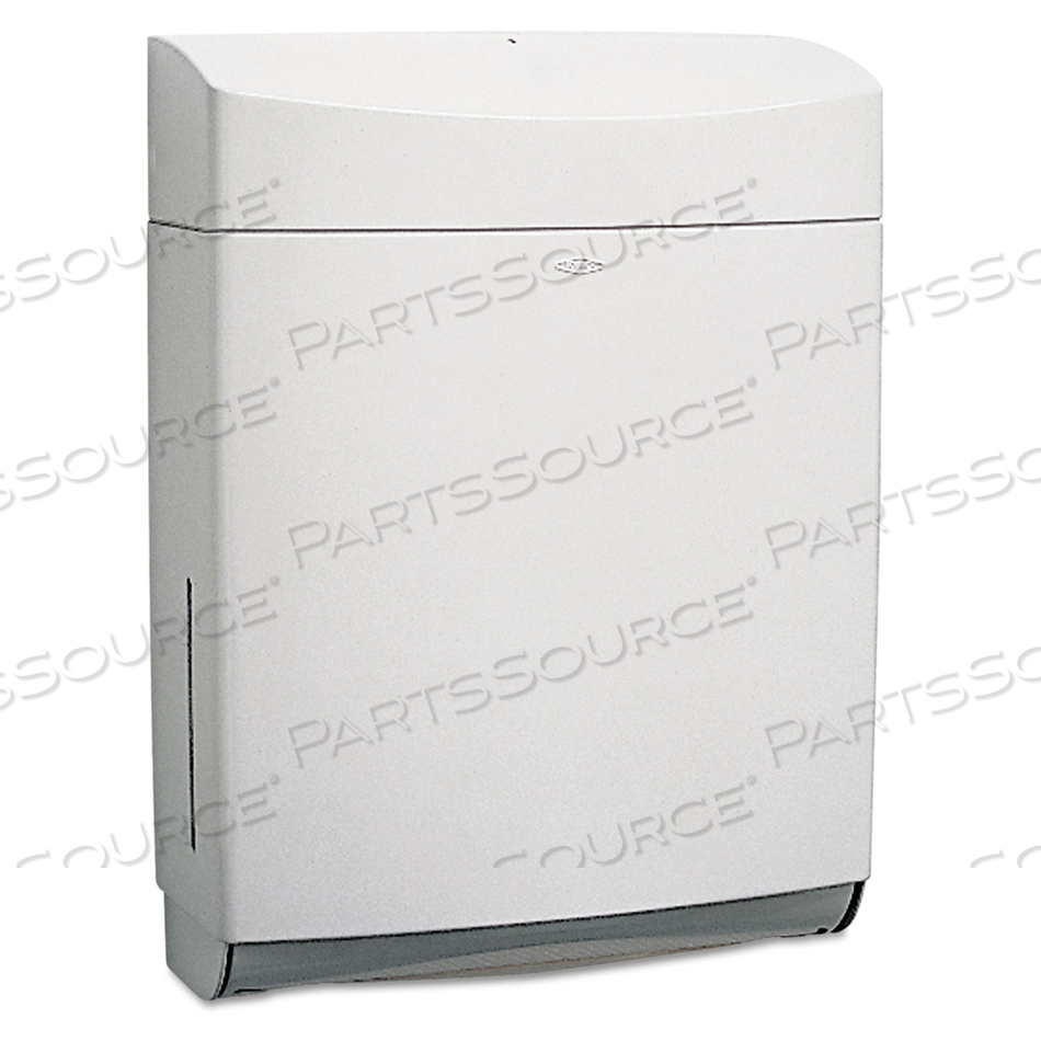 MATRIX SERIES SURFACE-MOUNTED PAPER TOWEL DISPENSER, 11.5 X 4.75 X 15.25, GRAY by Bobrick Washroom Equipment, Inc MATRIX SERIES SURFACE-MOUNTED PAPER TOWEL DISPENSER, 11.5 X 4.75 X 15.25, GRAY by Bobrick Washroom Equipment, Inc