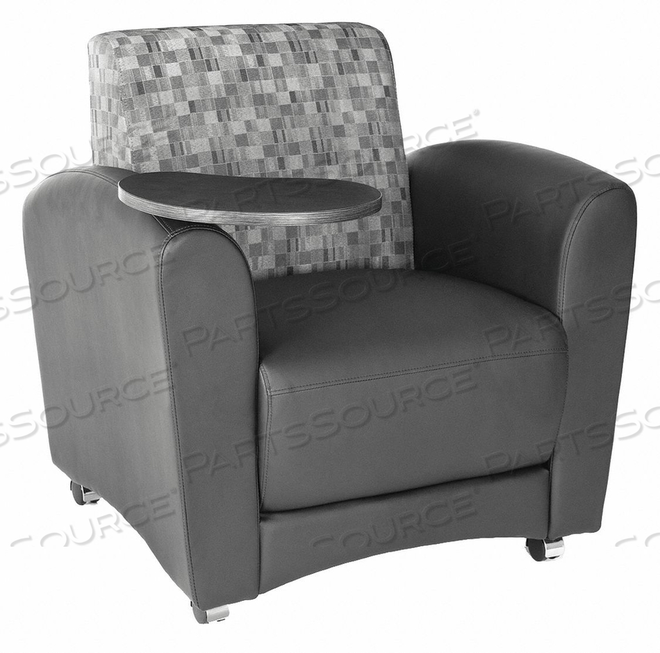 TABLET CHAIR 32 IN D BLACK FABRIC 