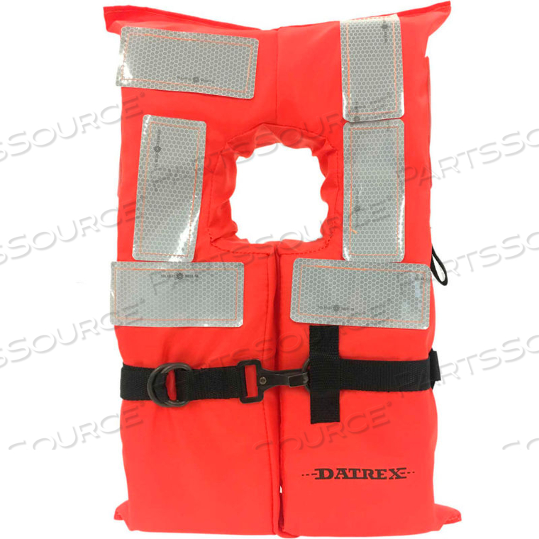 OFFSHORE LIFE VEST, USCG TYPE I, COLLARED, ORANGE, ADULT UNIVERSAL by Datrex Inc. OFFSHORE LIFE VEST, USCG TYPE I, COLLARED, ORANGE, ADULT UNIVERSAL by Datrex Inc.