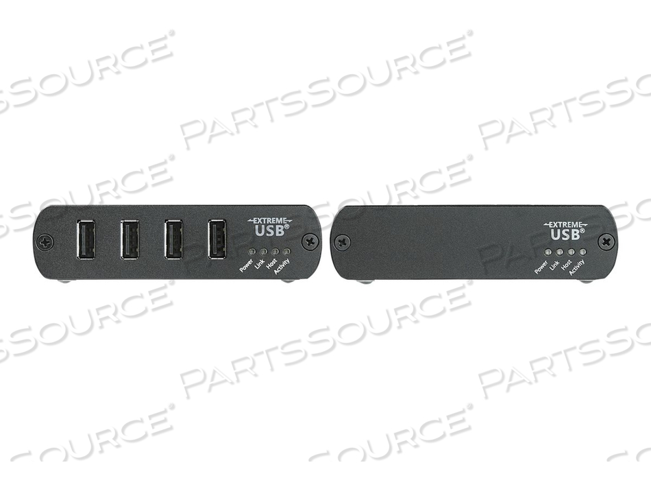 4 PORT USB 2.0 EXTENDER OVER ETHERNET/IP NETWORK HUB, UP TO 330FT (100M), HI-SPEED USB OVER GIGABIT LAN OR DIRECT CAT5E/CAT6 CABLE (RJ45) EX by StarTech.com Ltd. 4 PORT USB 2.0 EXTENDER OVER ETHERNET/IP NETWORK HUB, UP TO 330FT (100M), HI-SPEED USB OVER GIGABIT LAN OR DIRECT CAT5E/CAT6 CABLE (RJ45) EX by StarTech.com Ltd.