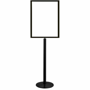 TENSATOR SIGN FRAME STAND FLAT UNIVERSAL BASE 22X28" BLACK by Tensator