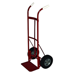 HAND TRUCK - DUAL HANDLE - SOLID RUBBER WHEELS - 800 LB. CAPACITY - RED by Milwaukee Hand Trucks