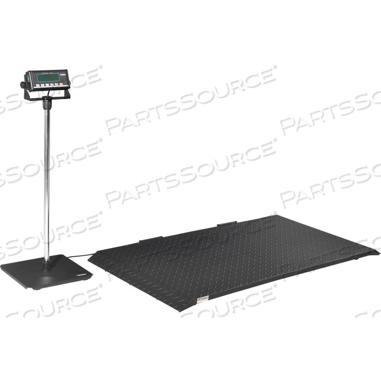 DIGITAL FLOOR SCALE WITH LCD INDICATOR & STAND, 2,000 LB X 1 LB by Nanjing Easthigh International Co. Ltd-S
