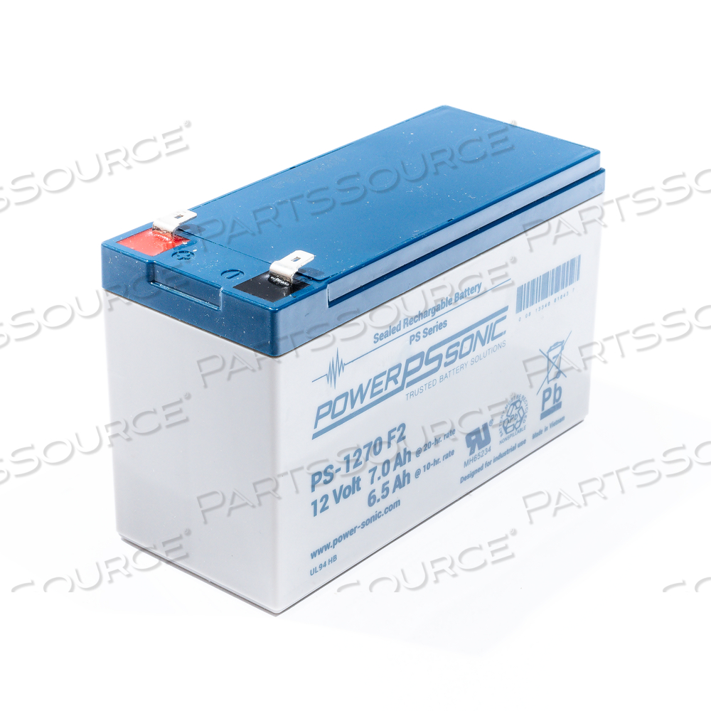 POWER-SONIC 5.94IN L 12V 7AH SEALED LEAD ACID RECHARGEABLE BATTERY 