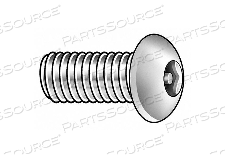 MACH SCREW BTN 1/4-20 X 1/2 L PK25 by Tamperproof Screw Company, Inc.