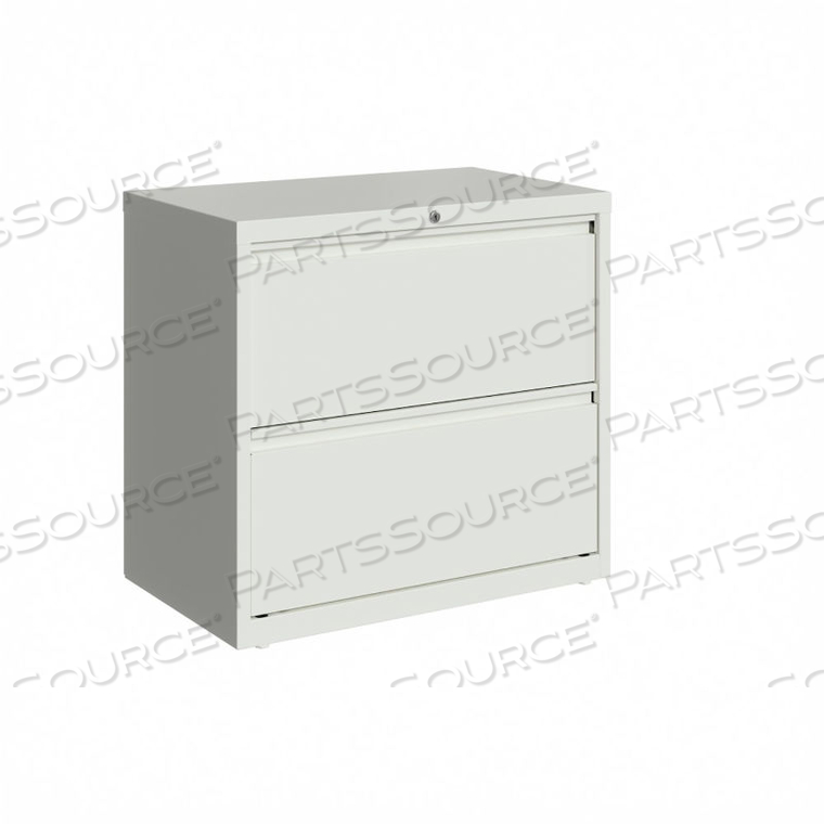 30" WIDE 2-DRAWER LATERAL FILE CABINET - WHITE by Hirsh 30" WIDE 2-DRAWER LATERAL FILE CABINET - WHITE by Hirsh