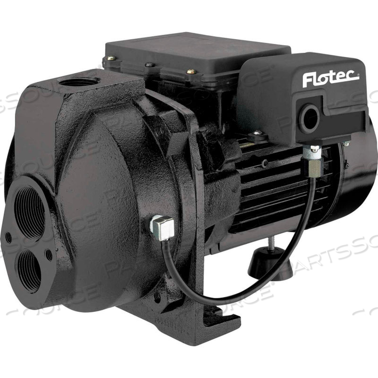 FLOTEC 1/2 HP CAST IRON CONVERTIBLE DEEP WELL JET PUMP W/ EJECTOR KIT by Pentair FLOTEC 1/2 HP CAST IRON CONVERTIBLE DEEP WELL JET PUMP W/ EJECTOR KIT by Pentair
