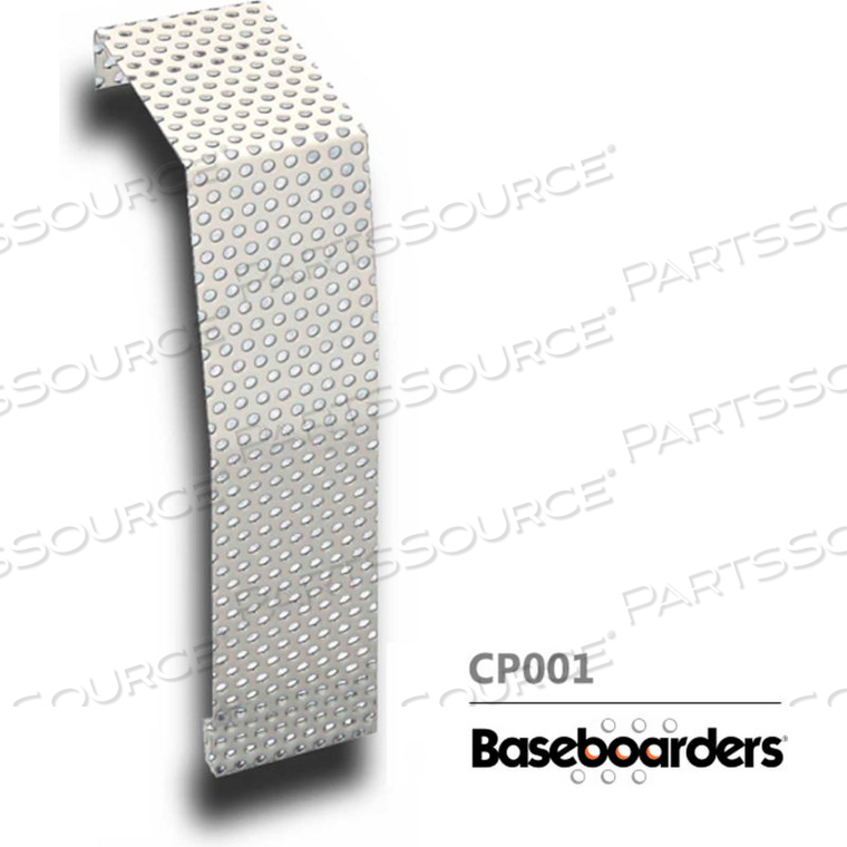 BASEBOARDERS PREMIUM SERIES STEEL EASY SLIP-ON BASEBOARD HEATER COVER COUPLER, WHITE by Buss General Partner Co. Ltd BASEBOARDERS PREMIUM SERIES STEEL EASY SLIP-ON BASEBOARD HEATER COVER COUPLER, WHITE by Buss General Partner Co. Ltd