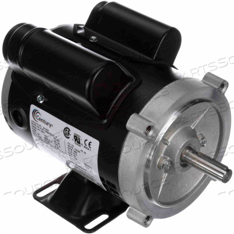 GENERAL PURPOSE SINGLE PHASE ODP MOTOR, 1/3 HP, 3450 RPM, 115/230V, ODP, 56 FRAME by Regal Beloit America, Inc. (Century Electric Motors) GENERAL PURPOSE SINGLE PHASE ODP MOTOR, 1/3 HP, 3450 RPM, 115/230V, ODP, 56 FRAME by Regal Beloit America, Inc. (Century Electric Motors)