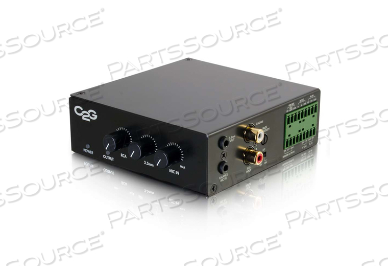 25/70V 50W PLENUM RATED AUDIO AMPLIFIER, BLACK by Legrand AV (C2G) 25/70V 50W PLENUM RATED AUDIO AMPLIFIER, BLACK by Legrand AV (C2G)