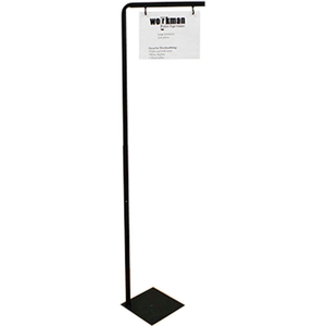 PALLET SIGN HOLDER, ADJUSTABLE 40" -70" H BLACK by Asia Sources Inc.