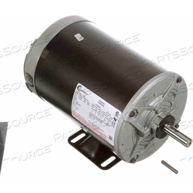 GENERAL PURPOSE THREE PHASE TENV MOTOR, 1/2 HP, 1140 RPM, 200-230/460V, TENV, 56 FRAME by Regal Beloit America, Inc. (Century Electric Motors) GENERAL PURPOSE THREE PHASE TENV MOTOR, 1/2 HP, 1140 RPM, 200-230/460V, TENV, 56 FRAME by Regal Beloit America, Inc. (Century Electric Motors)