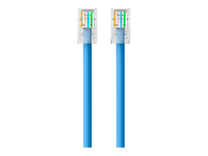 BELKIN HIGH PERFORMANCE - PATCH CABLE - RJ-45 (M) TO RJ-45 (M) - 15 FT - CAT 6 - BLUE - FOR OMNIVIEW SMB 1X16, SMB 1X8, OMNIVIEW SMB CAT5 KVM SWITCH by Belkin