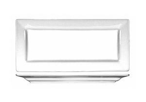 PLATTER 11X5-1/8 BRIGHT WHITE PK12 by ITI