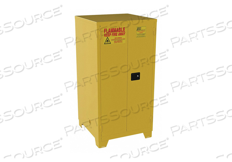 FLAMMABLE SAFETY CABINET 60 GAL. YELLOW by Jamco FLAMMABLE SAFETY CABINET 60 GAL. YELLOW by Jamco