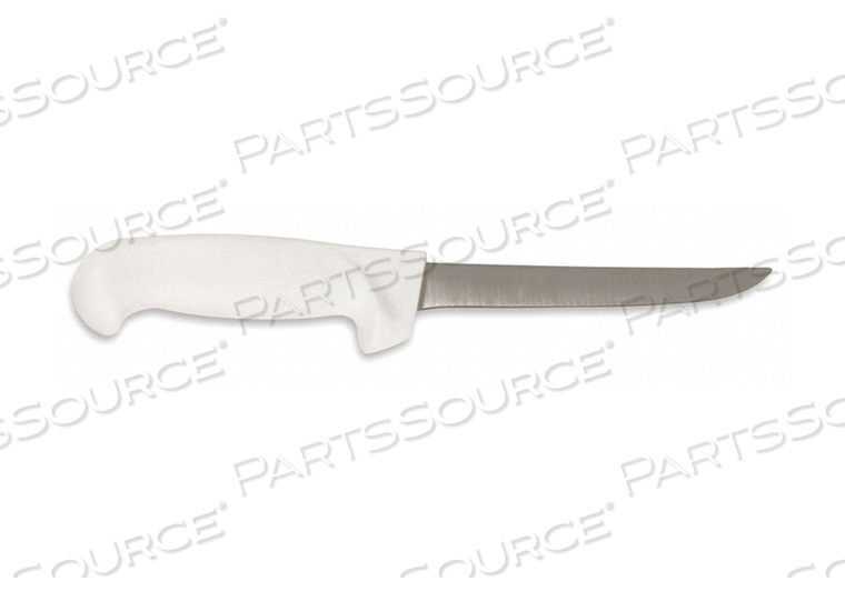 BONING KNIFE STRAIGHT 6 IN L WHITE by Crestware BONING KNIFE STRAIGHT 6 IN L WHITE by Crestware