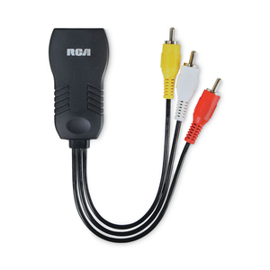 RCA COMPOSITE ADAPTER, BLACK by RCA