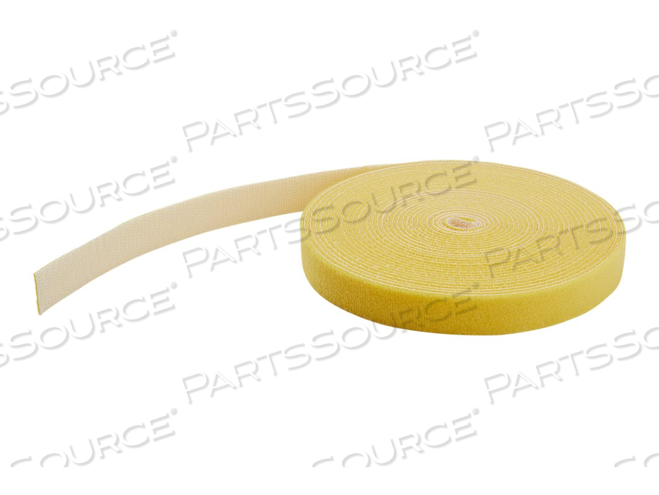 25FT HOOK AND LOOP ROLL, CUT-TO-SIZE REUSABLE CABLE TIES, BULK INDUSTRIAL WIRE FASTENER TAPE/ADJUSTABLE FABRIC WRAPS YELLOW/RESUABLE SELF GR by StarTech.com Ltd. 25FT HOOK AND LOOP ROLL, CUT-TO-SIZE REUSABLE CABLE TIES, BULK INDUSTRIAL WIRE FASTENER TAPE/ADJUSTABLE FABRIC WRAPS YELLOW/RESUABLE SELF GR by StarTech.com Ltd.
