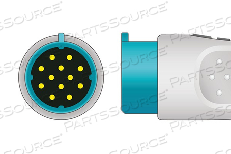 10 LEAD SNAP ECG CABLE 