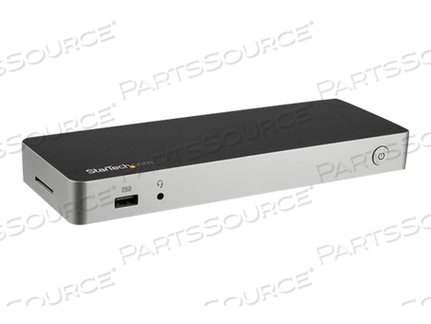USB-C DOCKING STATION W/ DUAL MONITOR 4K 30HZ HDMI + DISPLAYPORT/4X USB-A/GBE/AU by StarTech.com Ltd.